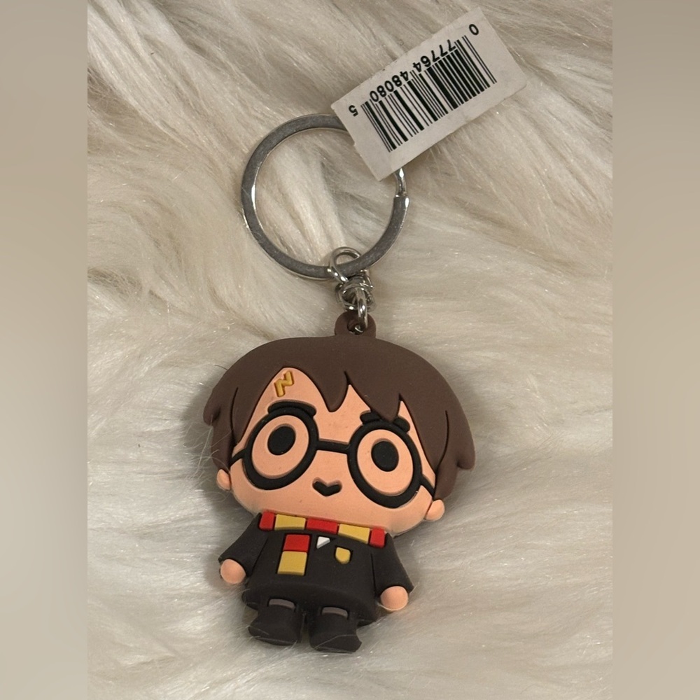 Harry Potter Soft Touch Plastic Keychain